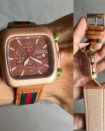 Gucci Elegant Brown Dial Chronograph - Image 4