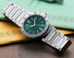 Bvlgari Green Dial Silver Edition - Image 4