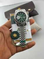 Rolex Perpetual Date Just Green Jubilee - Image 2