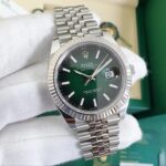 Rolex Perpetual Date Just Green Jubilee - Image 4