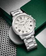 Fossil FS-4735 White Dial Silver Edition - Image 2