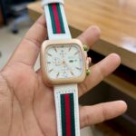 Gucci White Dial Chronograph