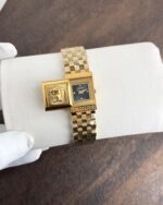 Versace Gold Asymmetrical Black Dial - Image 4
