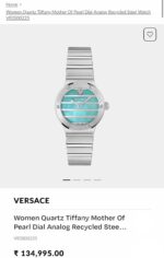 Versace Greca Logo Pearl Silver - Image 5