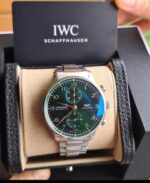 IWC Portugieser Green Dial Chronograph - Image 4