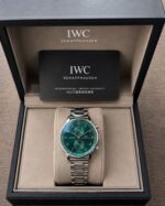 IWC Portugieser Green Dial Chronograph - Image 5