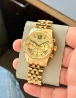 Michael Kors Gold Chronograph - Image 3