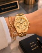 Michael Kors Gold Chronograph - Image 5