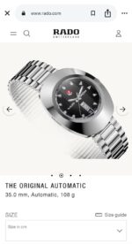 Rado Automatic Diamond Black Edition - Image 4