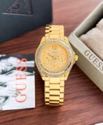 Guess Elegant Golden Dial