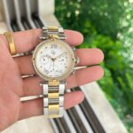 Guess White Dial Chronograph