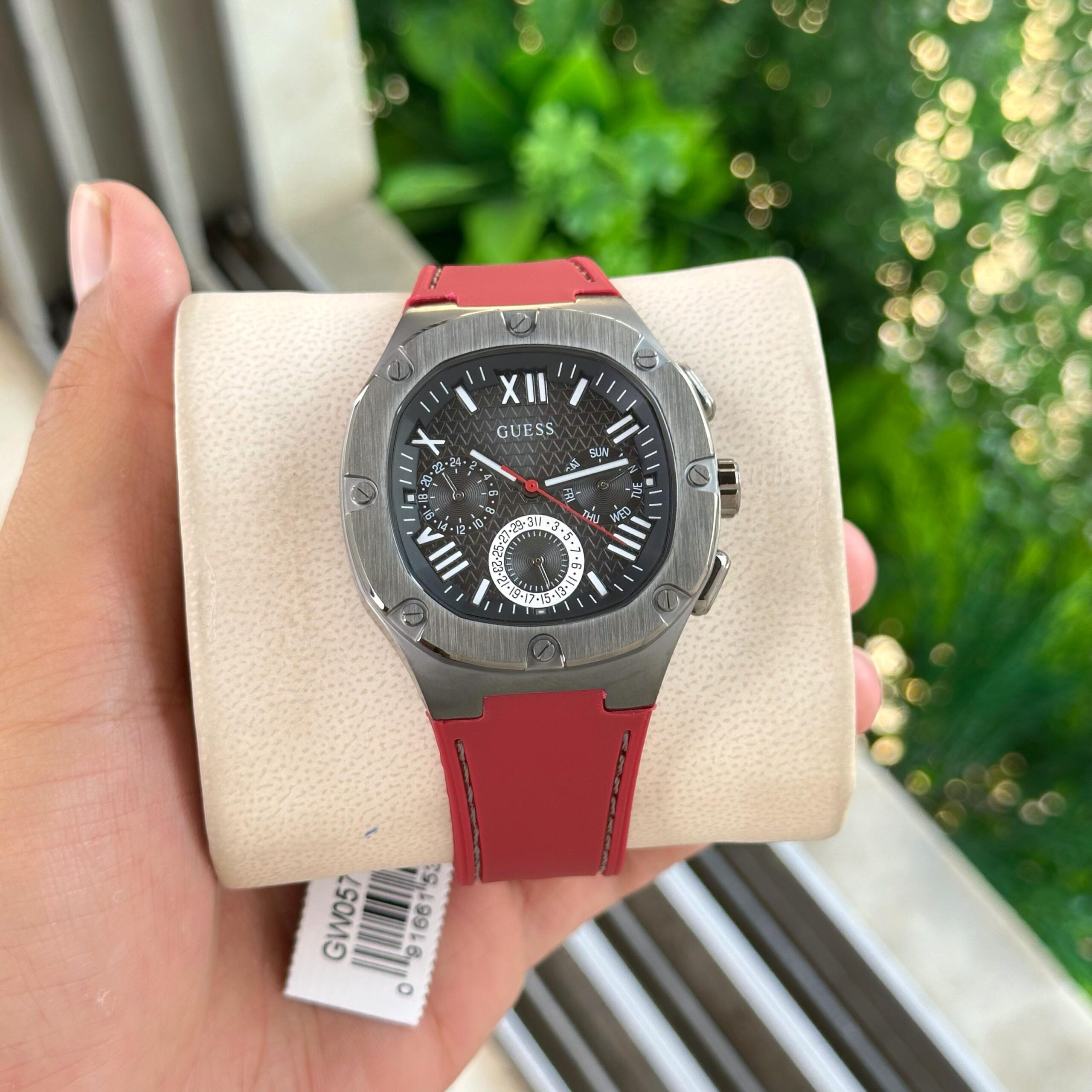 WhatsApp Image 2026-06-25 at 6.50.58 PM (1) Guess Multi-Function Red Quartz - Image 1