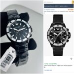 Emporio Armani AR80050 Black Chronograph - Image 3