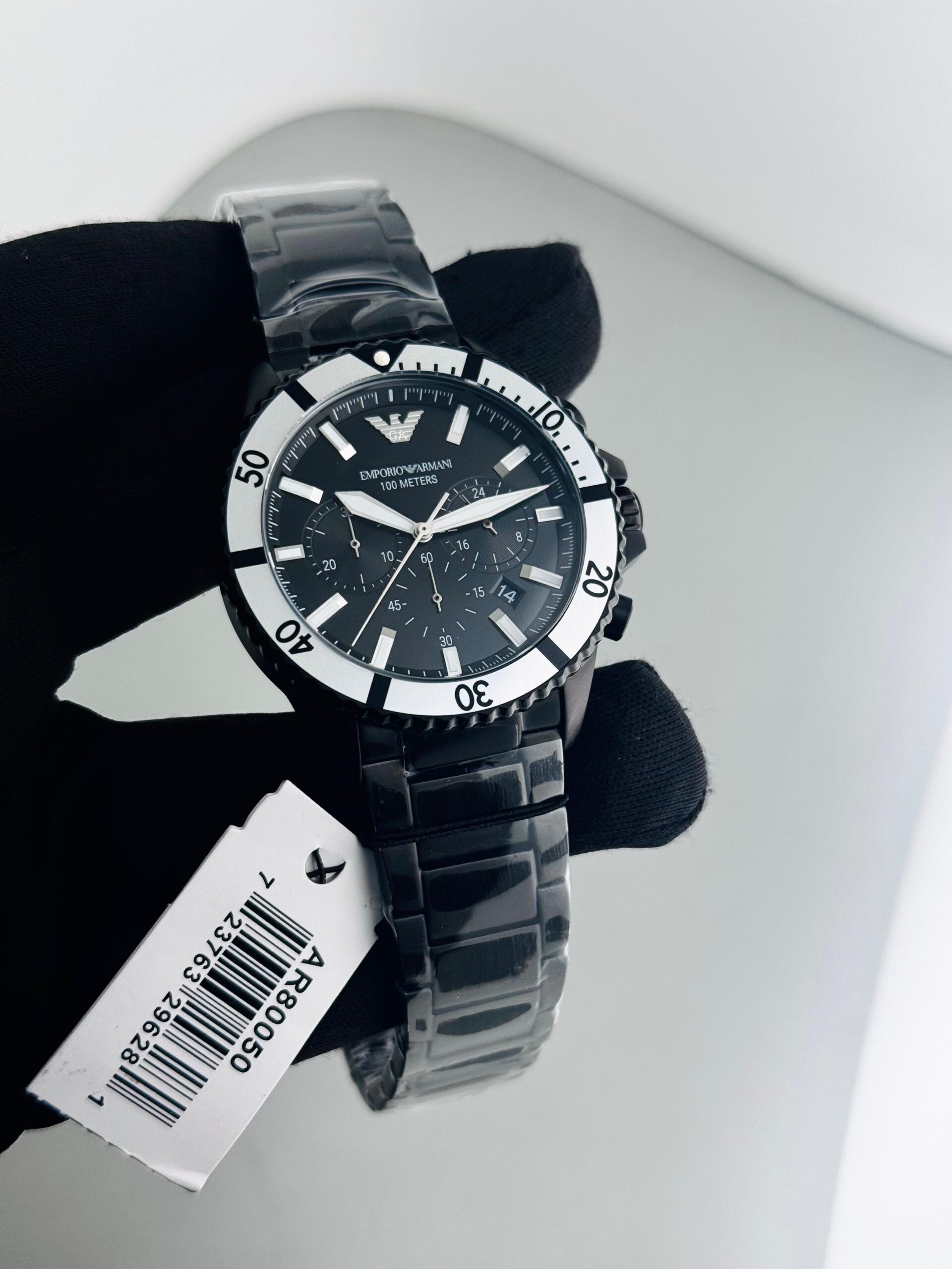 WhatsApp Image 2026-06-28 at 11.58.15 AM Emporio Armani AR80050 Black Chronograph - Image 1