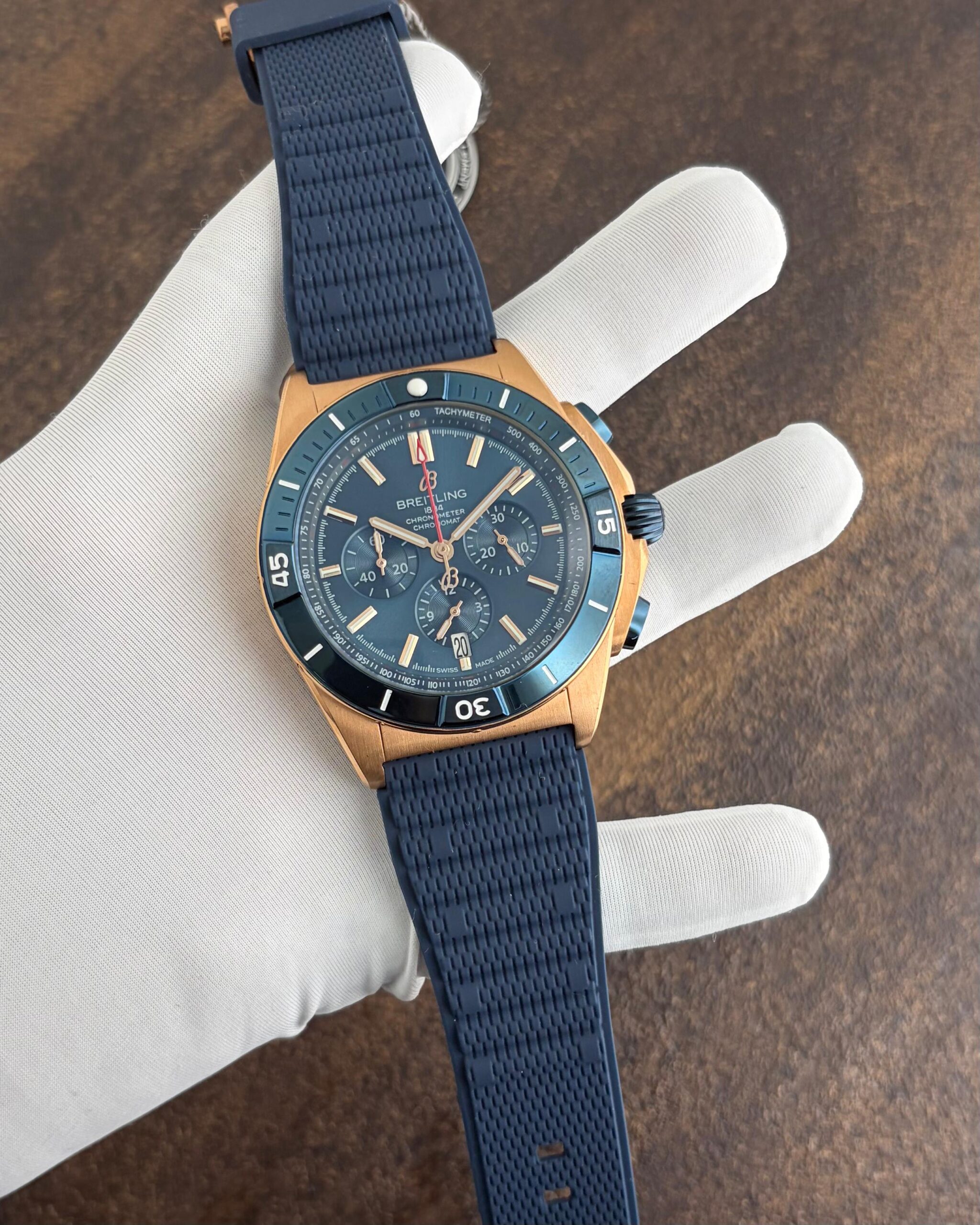 WhatsApp Image 2026-06-28 at 12.01.21 PM (1) Breitling Chronomat Blue Dial - Image 1