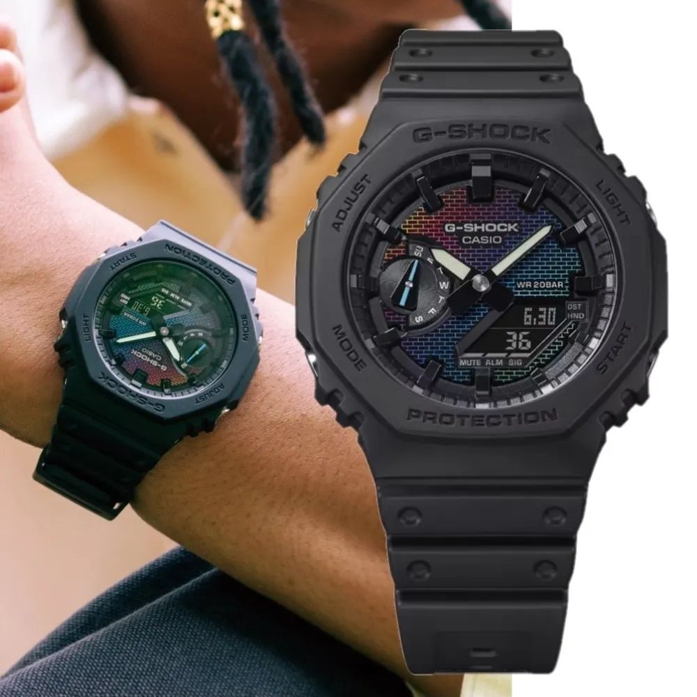 WhatsApp Image 2026-06-28 at 12.04.10 PM G Shock GA-2100RW-1A Rainbow Edition - Image 1