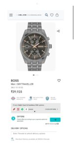 Boss Centre Court Black Dial - Image 2