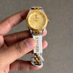Versace Golden Round Dial