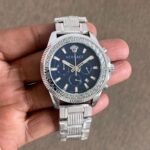 Versace Greca Blue Chronograph
