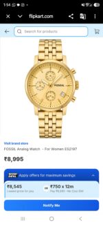 Fossil Boyfriend Chronograph Gold Edition - Image 2