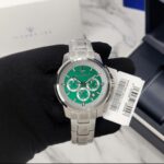 Maserati Silver Green Dial