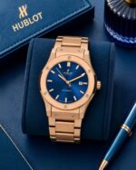 Hublot Classic Fusion Blue Rose Gold