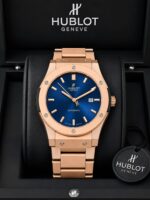 Hublot Classic Fusion Blue Rose Gold - Image 3