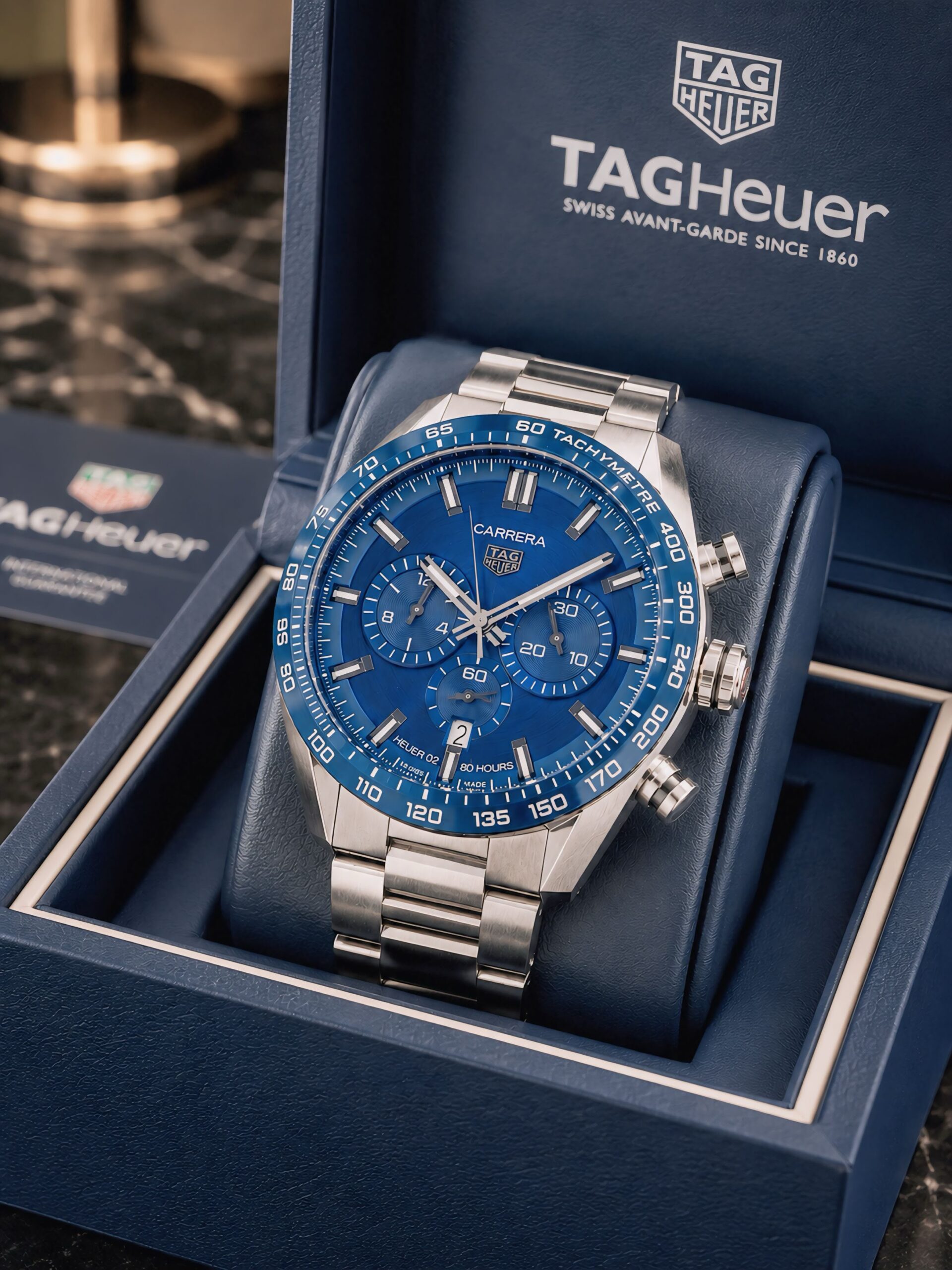 WhatsApp Image 2026-06-29 at 2.02.17 PM (1) Tag Heuer Carrera Chronograph Green Dial - Image 1