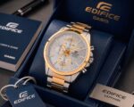 Edifice Casio Chronograph White Dial ⌚ - Image 2