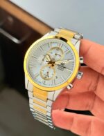 Edifice Casio Chronograph White Dial ⌚ - Image 3