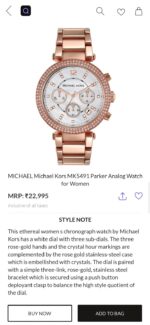 Michael Kors Parker Rose Gold MK5491 - Image 2