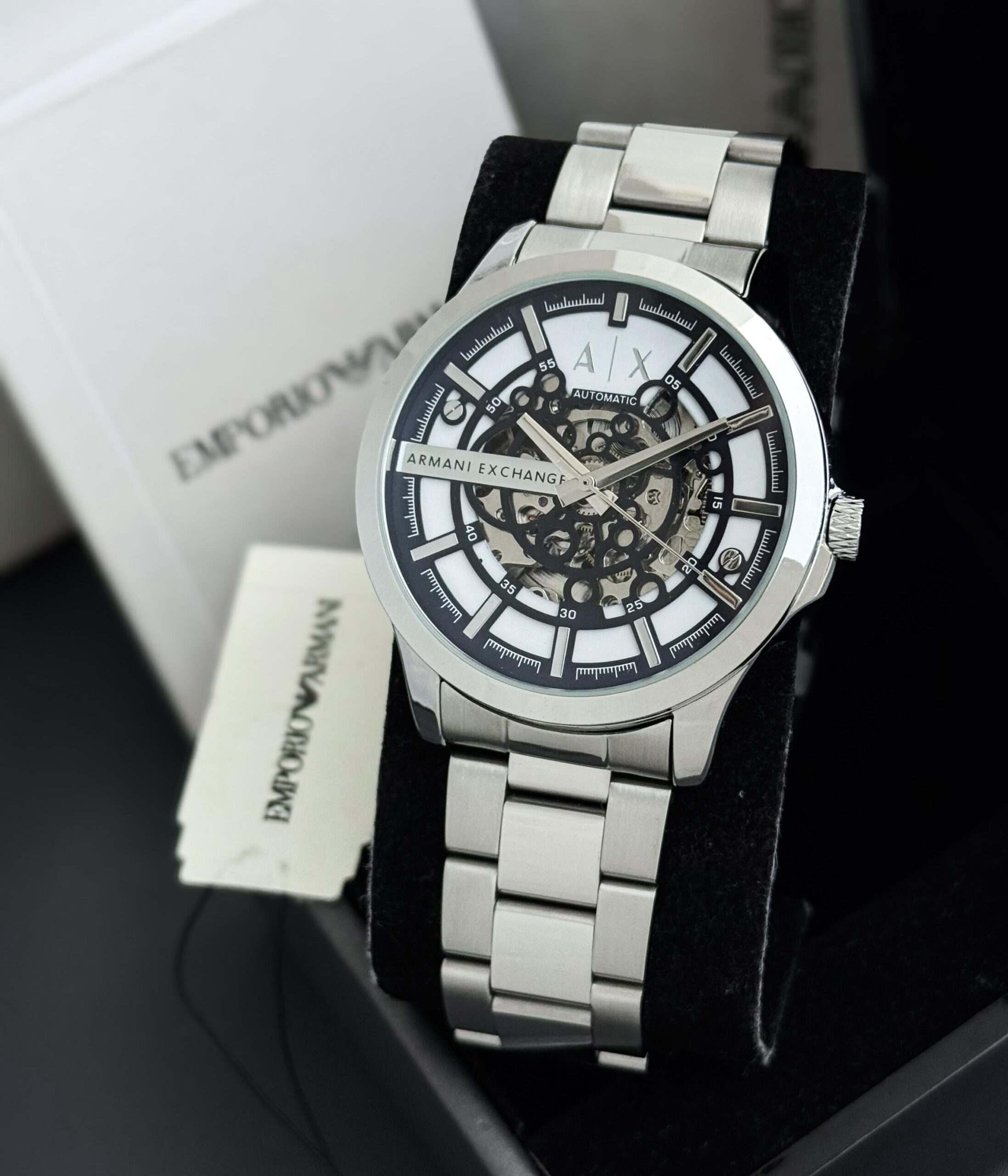 WhatsApp Image 2026-06-29 at 2.23.41 PM Armani Exchange Automatic Silver Edition - Image 1