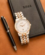 Hugo Boss Premium Chronograph White Dial - Image 3