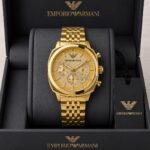 Emporio Armani Steel Classics Golden Dial - Image 4