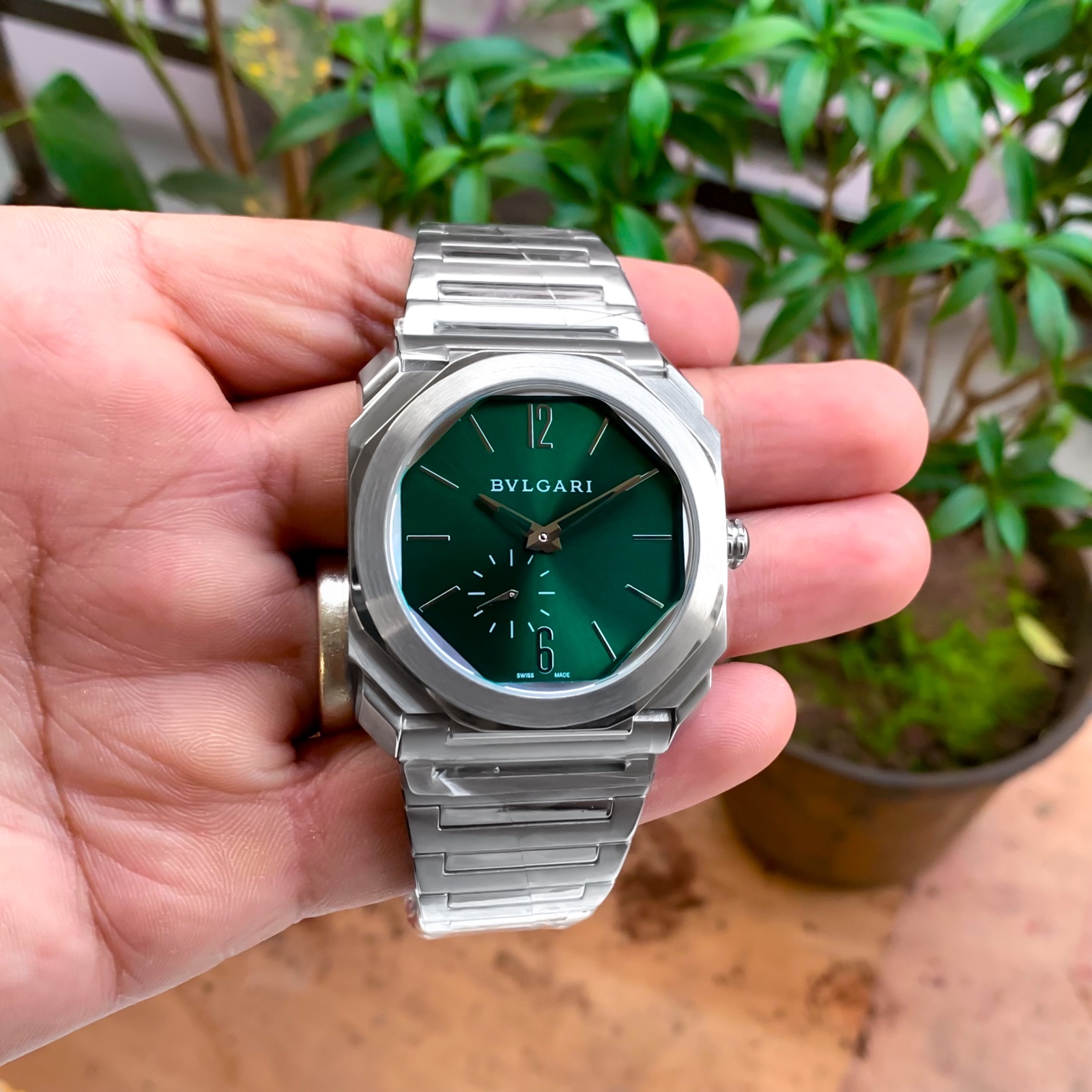 WhatsApp Image 2026-06-29 at 5.59.27 PM Bvlgari Octo Finissimo Green Dial - Image 1