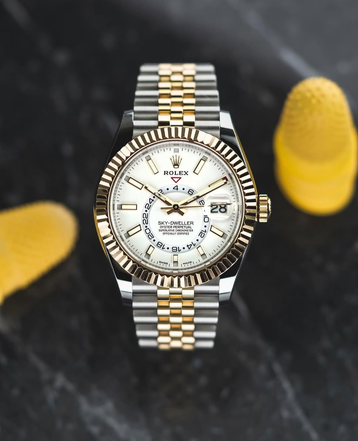 WhatsApp Image 2026-06-30 at 6.24.25 PM (1) Rolex Sky-Dweller White Dial - Image 1
