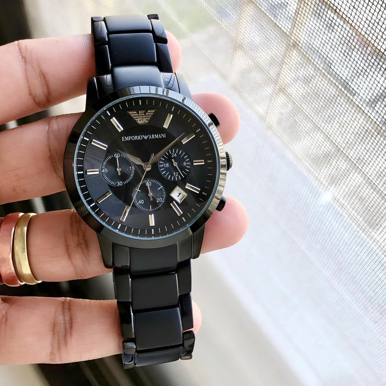WhatsApp Image 2026-06-30 at 6.25.34 PM Emporio Armani Renato Black - Image 1