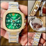 Versace Green Dial Chronograph - Image 4