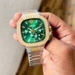 Versace Green Dial Chronograph - Image 3