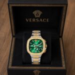 Versace Green Dial Chronograph - Image 5