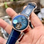 Patek Philippe Blue Dial Open Heart - Image 4
