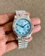 Rolex Day-Date Blue Roman Dial - Image 2