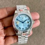 Rolex Day-Date Blue Roman Dial