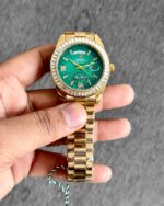 Rolex Day-Date Eisenkiesel Green Dial - Image 2
