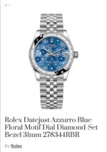 Rolex Date Just Silver Diamond Dial - Image 3