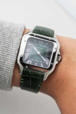 Cartier De Santos Green Gradient Dial - Image 2
