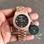 Rolex Day-Date Eisenkiesel Black Dial
