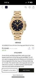 Versace Greca Chronograph Dual Tone Edition - Image 3