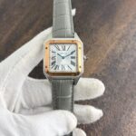 Cartier Santos Dumont Laquer White Dial