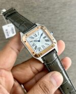 Cartier Santos Dumont Laquer White Dial - Image 3